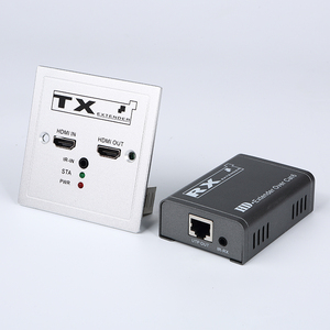 New 60M 86-HDMI Extender Over <strong>Single</strong> CAT6 with Loop Output Audio <strong>Video</strong> <strong>Transmitter</strong> and Receiver <strong>Video</strong> Resolution 1080P 60Hz - Product Image 1