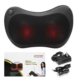 Almohada de Masaje <span class=keywords><strong>Shiatsu</strong></span> 3D con Calor para Aliviar el Dolor Muscular, Recargable para el Hogar y el Automóvil, para Masaje de Cuello y Cintura - Product Image 4