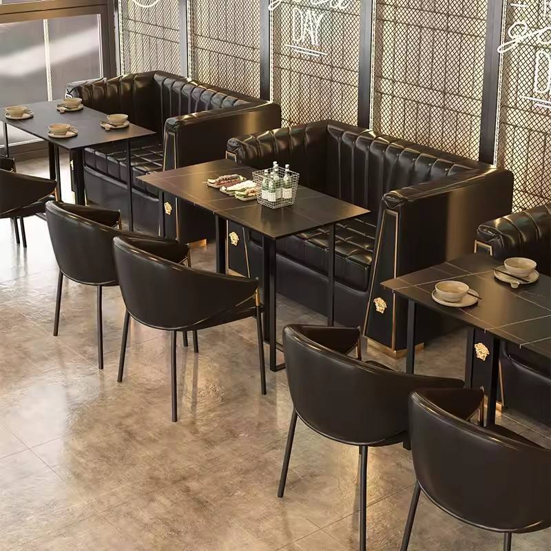 Modern Cafe Nightclub Club Leather Booth