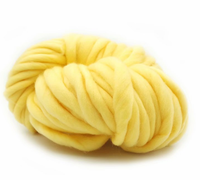 Fil épais super doux, 100 polyester, pour tricoter à la main, 10 pièces, 7mm