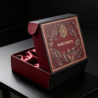 Boîte d'expédition en papier ondulé avec logo personnalisé, impression CMYK personnalisée, emballage postal, boîtes en papier de luxe