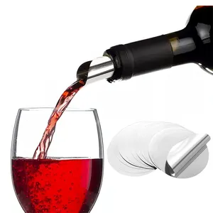 Wine Accessories Decanter Bottle Aerator Pourer Spout Wine Pouring Discs