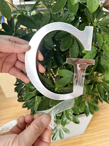 Adesivo Murale 3D in Acrilico <span class=keywords><strong>con</strong></span> Lettere Inglesi, Numeri e Piastrelle Come Sfondo per Decorazione Pareti - Product Image 6