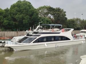 Bateau <span class=keywords><strong>ferry</strong></span> fluvial de luxe en fibre de verre de 22 m, neuf, avec moteur diesel in-bord, en vente - Product Image 1