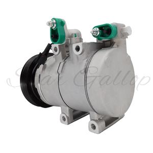 ضاغط تكييف هواء HS18 97701-26200 97701-38170 لسيارات هيونداي سانتا في وسوناتا وكيا أوبتيما 1999-2006، مضخة 6PK 128 مم - Product Image 3