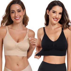 Reggiseno per <span class=keywords><strong>allattamento</strong></span> <span class=keywords><strong>al</strong></span> <span class=keywords><strong>seno</strong></span> aperto e taglia all'ingrosso maternità <span class=keywords><strong>gravidanza</strong></span> senza soluzione di continuità senza fili per le donne - Product Image 1
