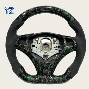 Volant sport en fibre de carbone forgée YZ pour <span class=keywords><strong>BMW</strong></span> 120i 125i 130i 135i <span class=keywords><strong>118d</strong></span> 120d 125d M135 M135i M140i M140 F21 F40 <span class=keywords><strong>E87</strong></span> E81 E82 - Product Image 4