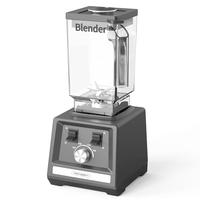RANBEM Blender de table domestique à grande vitesse Lames en acier inoxydable pour broyer la glace et mélanger les ingrédients