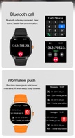 HK73 1,73 Zoll AMOLED BT Anruf Smartwatch für Herren und Damen, Fitness Tracker, Herzfrequenz- und Blutsauerstoffmessung, Schlafüberwachung, IP68 Sport Smartwatch