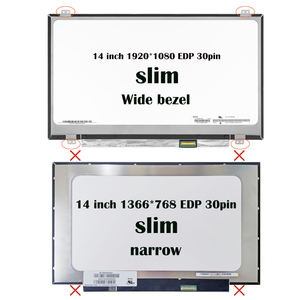 Écran d'ordinateur portable 14 pouces en gros tous les modèles 30pin 40pin pour Hp Lenovo Acer Dell <span class=keywords><strong>Sony</strong></span> Toshiba Samsung Chromebook pièces d'affichage - Product Image 4