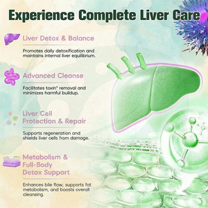 Capsules de soutien hépatique et intestinal TUDCA à base de plantes chinoises, formule naturelle à absorption facile, complément alimentaire quotidien pratique pour adultes - Product Image 5