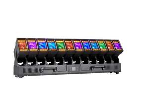 Lumière de tête mobile LED RGBW 12x60W 3 35 °   <span class=keywords><strong>Zoom</strong></span> 32 bits, gradation DMX RDM, éclairage de scène - Product Image 2
