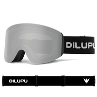 Prix de gros Lunettes de sport Lunettes de ski Lunettes de protection anti-buée et UV Lunettes de snowboard