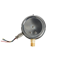 Manomètre à contact électrique en acier inoxydable, haute précision, rempli de liquide, avec montage sur panneau pour système hydraulique