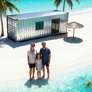 Nhà hai tầng có thể gập lại nhà 1-3 phòng ngủ 20 40ft gấp ra container nhà gấp một khung di động hiện đại - Product Image 4