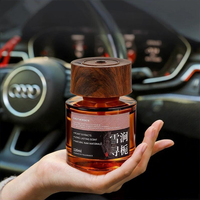 Diffuseur de parfum en verre naturel pour voiture, nouveau style, vente en gros, diffuseur à bâtonnets, longue durée, sans BPA, parfum spa, désodorisant d'ambiance