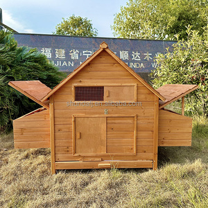 Gallinero de Madera SDC002 para Exteriores, Caseta para Pollos de Madera de Abeto Sólido para 2-4 Pollos - Product Image 2