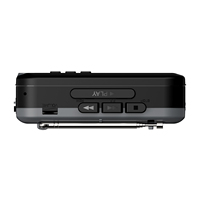 Convertisseur de cassette en MP3 Ezcap234, radio AM/FM portable, lecteur de cassette, conversion de cassette en numérique sur carte Micro SD, pas besoin d'ordinateur
