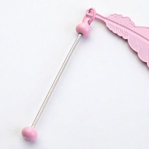 DIY Beaded Feather Bookmarks - Creative Cartoon Page Clips for Kids, Students, & Promotional <b>Gifts</b> - Product Image 4