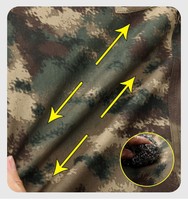 Uniforme tactique ACU unisexe, veste et pantalon camouflage imprimés, tenue de chasse et de combat respirante, antistatique, en polyester rip-stop, avec logo.
