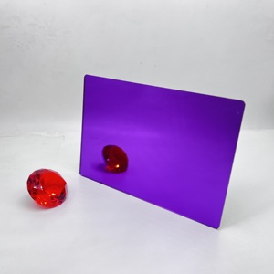 Nhà Máy Giá nhựa màu đỏ vàng màu một bên gương acrylic <span class=keywords><strong>Sheets</strong></span> đối với trang trí - Product Image 6