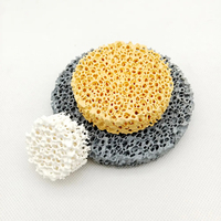 Filtre en céramique en mousse de zircone poreuse ZrO2 de haute qualité, haute résistance, application industrielle, service de découpe, porosité de 30% à 90%