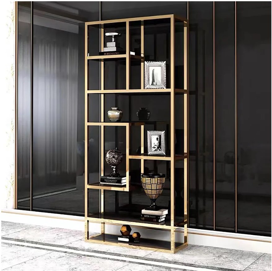 bookshelves indoor furniture luxury display geometric bookshelf