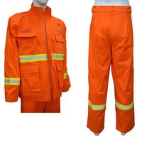 Costume résistant au feu Degré de rayonnement thermique Costume aluminisé résistant à la chaleur Vêtements résistants aux acides résistants au feu