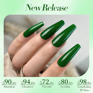 طلاء أظافر جيل 15 مولودة جميلة برو 15 ألوان من الجل عديم الرائحة لون نقع يدوم طويلاً طلاء أظافر جل بالأشعة فوق البنفسجية علامة تجارية خاصة - Product Image 3