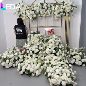 LEDA Popular Decoración para Pasillo de Boda, Bola de Flores de Seda, Centro de Mesa Floral para Boda, Arreglo Floral, Decoración para Centro de Mesa - Product Image 2