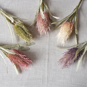 JCF301 tapis <span class=keywords><strong>d</strong></span>'aiguille en plastique simulé fleur tropicale rétro empereur fleur <span class=keywords><strong>mariage</strong></span> branche unique bouddha pagode fleur - Product Image 3