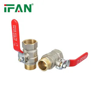 IFAN Factory Supply Forged Copper union Valve Pipe Fittings 2 1/4" Brass Ball Valves