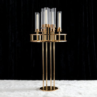 Nouveauté : Chandelier en fer forgé à 13 têtes, style moderne et luxueux, idéal pour les mariages, les allées et les tables centrales de salle, ornement décoratif, produit le plus vendu.