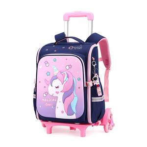 Personalizar Logotipo de dibujos animados desmontable niños niñas escuela trolley bolsa <span class=keywords><strong>mochila</strong></span> con <span class=keywords><strong>ruedas</strong></span> - Product Image 2