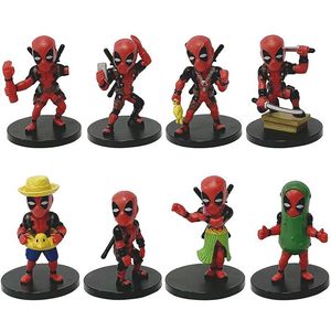 Set de Figuras de Anime de Moda al por Mayor - Colección de 8 Mini Figuras de Héroes para Coche - Product Image 2