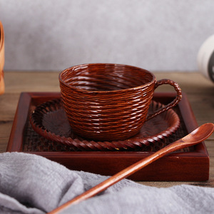 Plateau carré en bambou tressé Lu Ban pour servir le thé, idéal pour les hôtels, origine Zhejiang. - Product Image 3