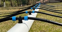 Op maat gemaakte druppelirrigatieband 16mm 20mm, op maat gemaakte dikte, landbouw druppellijn voor moestuin