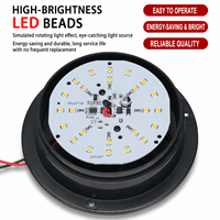 Luces Estroboscópicas LED Ámbar de 12V 24V, Lámpara Intermitente de Advertencia para Auto, Camión, Emergencia, Tráfico, Señales de Tráfico