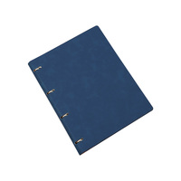 Vente en gros de nouvelles tendances Journal magnétique multifonctionnel à six trous Carnet de poche en cuir PU A5 à couverture rigide