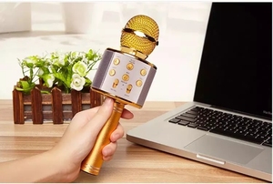 OEM <span class=keywords><strong>ws</strong></span> <span class=keywords><strong>858</strong></span> không dây karaoke bluetooth <span class=keywords><strong>microphone</strong></span> cho hát dọc theo - Product Image 5