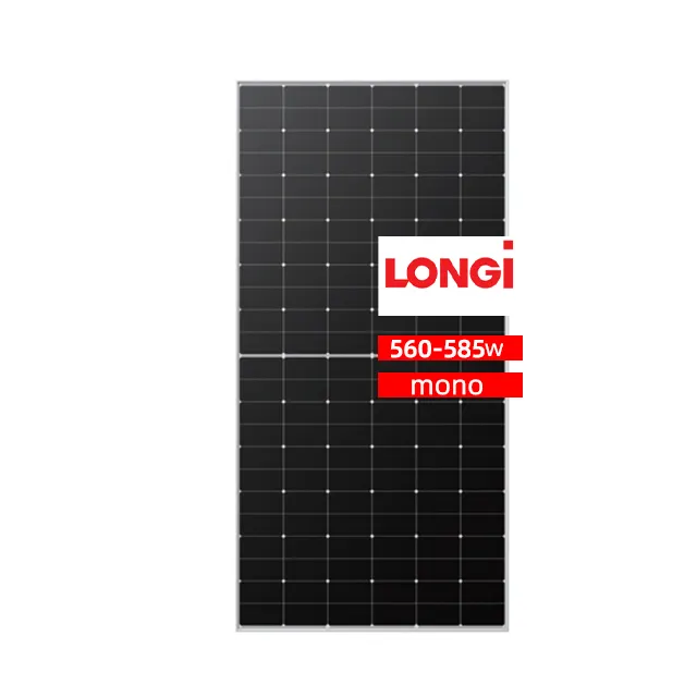 Longi بسعر رخيص بسعر الجملة لوحة PV من إنتاج نصف خلية أحادية من إنتاج من أجل توفير الطاقة