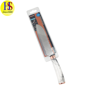 7 pouces En Acier Damas Marbre Poignée Nouvelle Conception Logo Cuisine Santoku <span class=keywords><strong>Couteau</strong></span> - Product Image 2