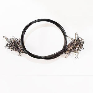 GS 50cm 150lbs Noir/Rouge/Vert <span class=keywords><strong>Ligne</strong></span> <span class=keywords><strong>de</strong></span> Pêche en <span class=keywords><strong>Mer</strong></span> Leaders <span class=keywords><strong>Acier</strong></span> Haute Résistance <span class=keywords><strong>Ligne</strong></span> <span class=keywords><strong>de</strong></span> Pêche avec Émerillons et Boutons-pression - Product Image 6