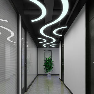 Светодиодный светильник CE UL из железа, черный корпус, бесшовное линейное соединение, для офиса, современный дизайн, с регулировкой яркости, Gmy - Product Image 3