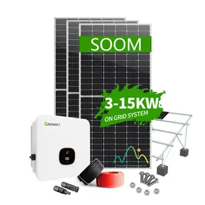 5kw 10kw sistema di energia solare completo ibrido generatore set 1kw 3kw off-grid sistema solare ibrido componenti ibridi sistema solare