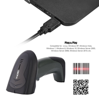 YHD-1200DW lecteur de Code Qr sans fil 1D 2D de haute qualité scanner de codes à barres robuste industriel pour l'inventaire d'entrepôt