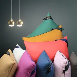Oreiller de couchage léger, couleur unie, pour hôtel, 1000g, 19 ''x 29''(48x74 cm)