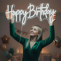 Dropshipping : Enseigne néon LED personnalisée avec design gratuit pour entreprises, fêtes d'anniversaire et usage domestique