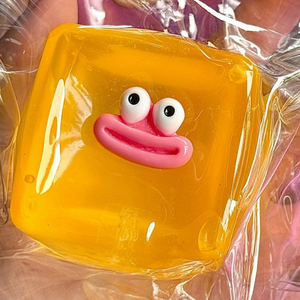 Square Squeezable Multi-color Squeezable Toy New TPR Maltose Big Mouth Cube <b>Squishy</b> Sensory Toy Stress Relief Fidget Toy - Product Image 3