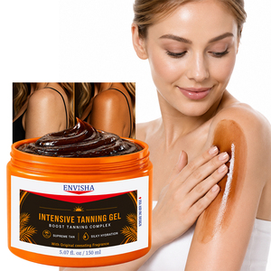 Gel bronzant intensif hydratant et réparateur pour la peau, anti-rides, à succès – Gel bronzant doux pour un <span class=keywords><strong>bronzage</strong></span> intense - Product Image 1